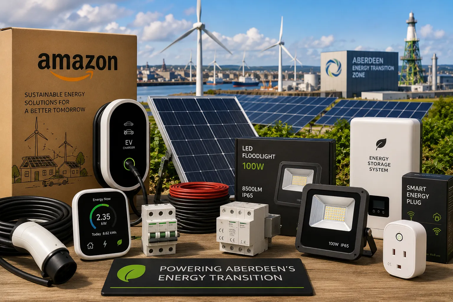Amazon's sustainable energy solutions showcase