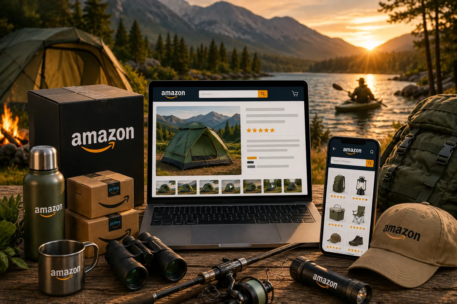 Golden Hour Amazon Camping Showcase