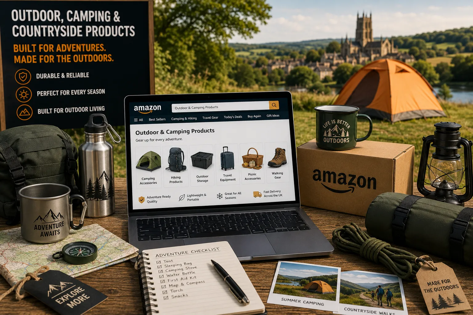 Outdoor gear for countryside adventures