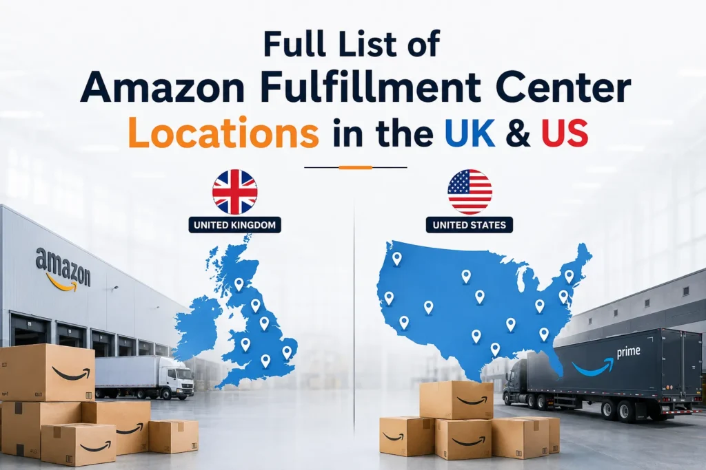 Amazon Fulfillment Centers UK & US Locations