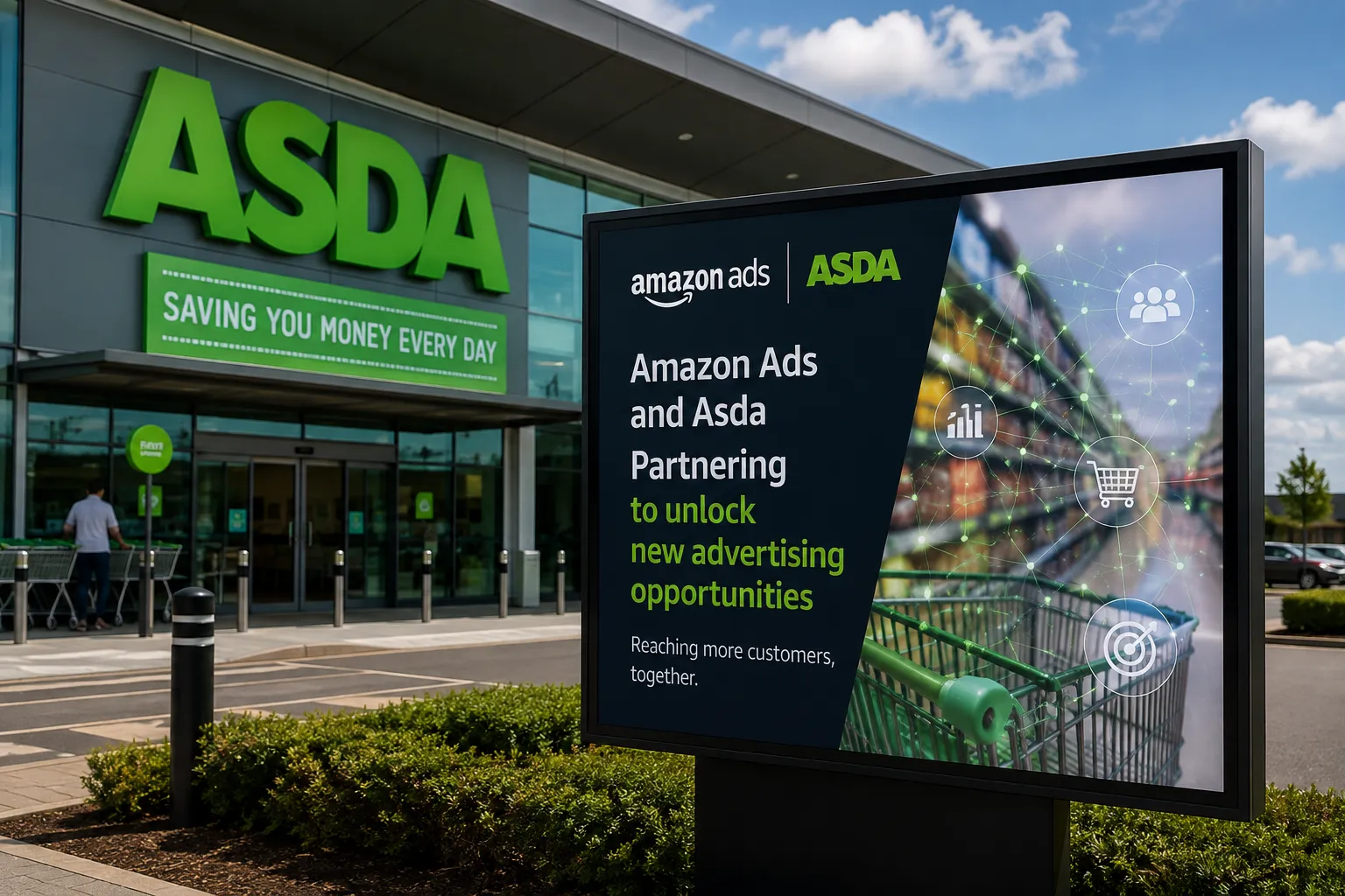 Asda and Amazon Ads Sign UK-First Ad-Tech Partnership