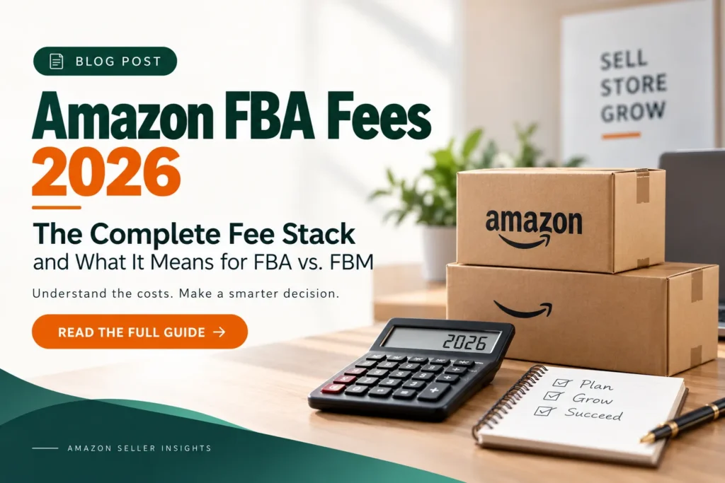 Amazon FBA Fees 2026