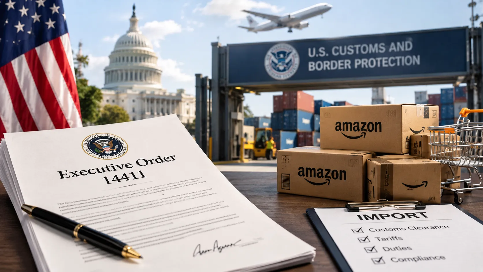 Executive Order 14411 Amazon Import Compliance