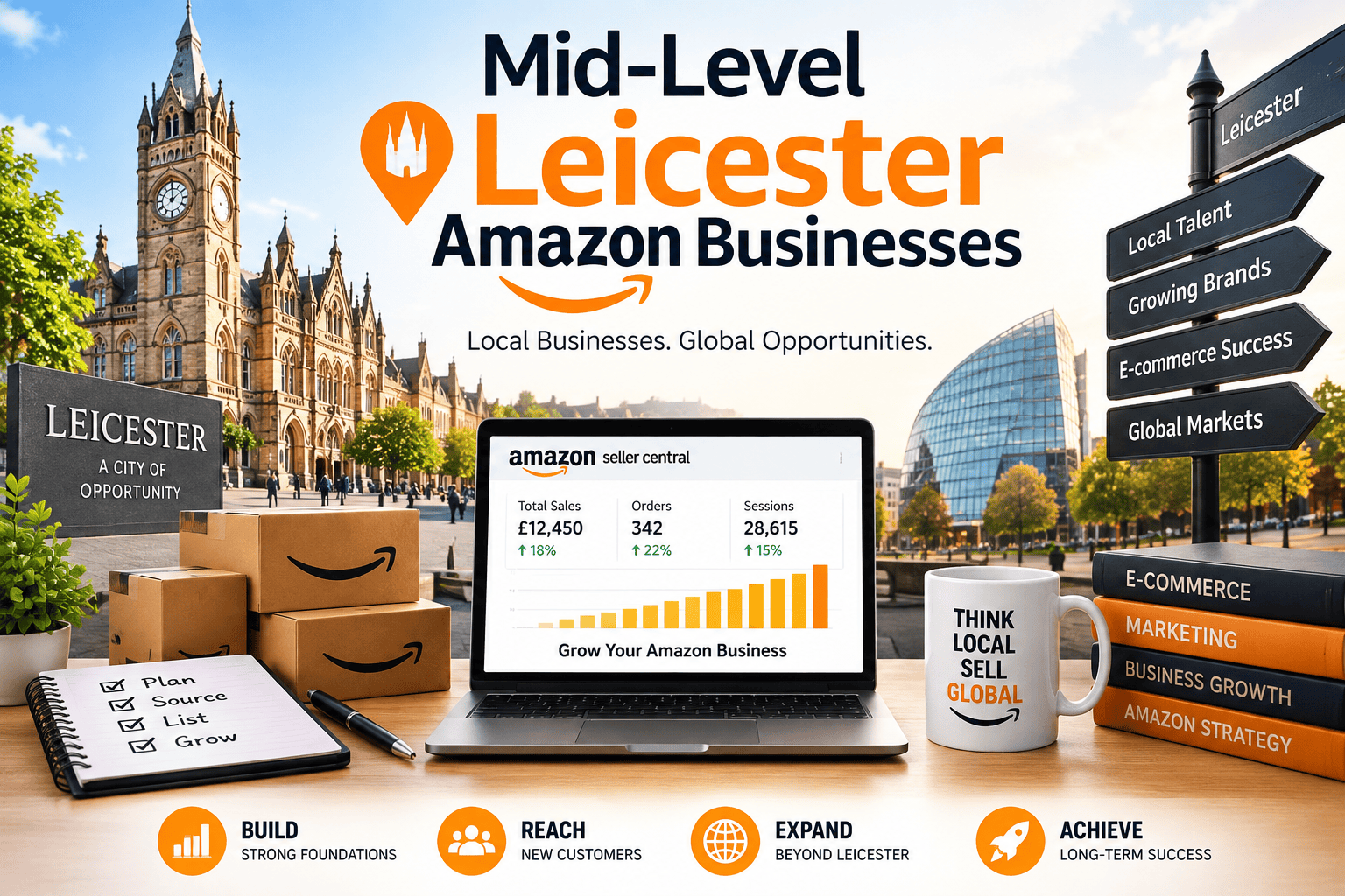 Mid-Level Leicester Amazon Businesses
