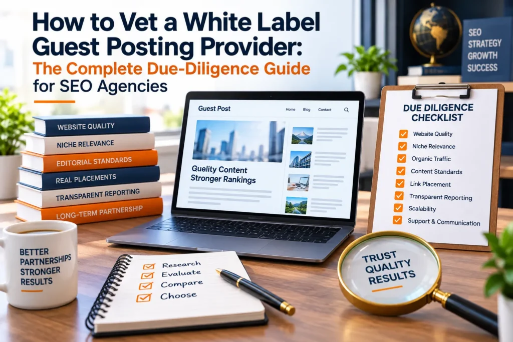 White label guest posting due diligence guide for SEO agencies