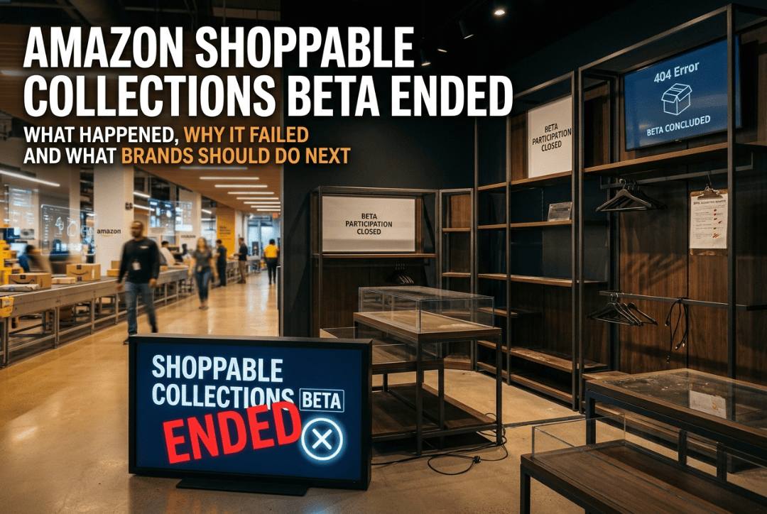 Amazon Shoppable Collections Beta Ended